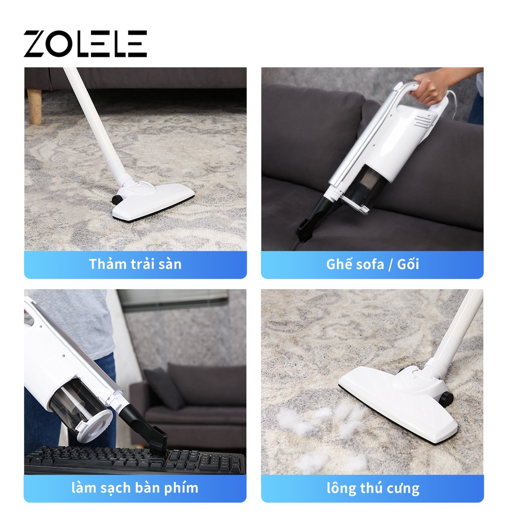 Máy hút bụi đa chức năng ZOLELE Công suất mạnh 600W 13000PA  ZE002 - Chính hãng
