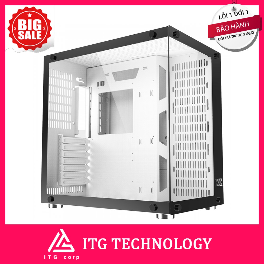 Vỏ case xigmatek AQUARIUS PLUS (Trắng) | BigBuy360 - bigbuy360.vn