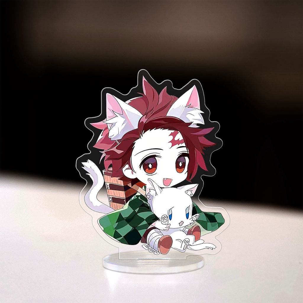 Mô hình Standee anime Kimetsu no Yaiba chibi cao 8cm