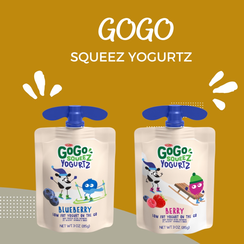 Sữa Chua Trái Cây Túi GOGO SQUEEZ YOGURTZ Nhập Khẩu Mỹ Tiện Lợi Dành Cho Bé