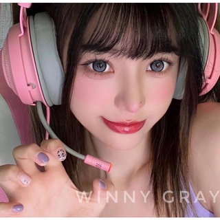 [Hoả Tốc] 1 Cặp Lens Mắt Mèo Xám 14.5 Tặng Kèm Khay Gương Dụng Cụ