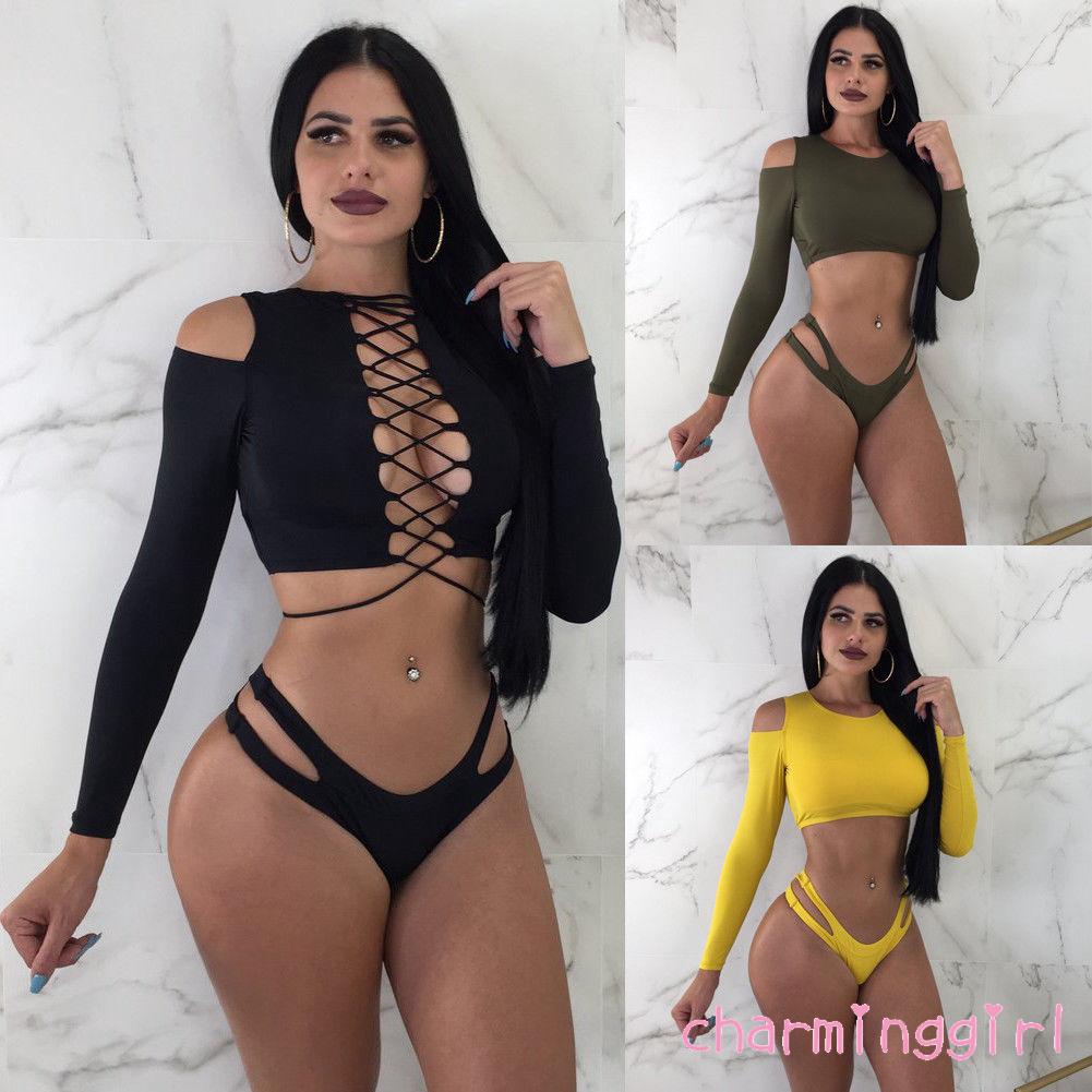 Set bikini 2 mảnh có đệm lót nâng ngực thời trang đi biển cho nữ | BigBuy360 - bigbuy360.vn