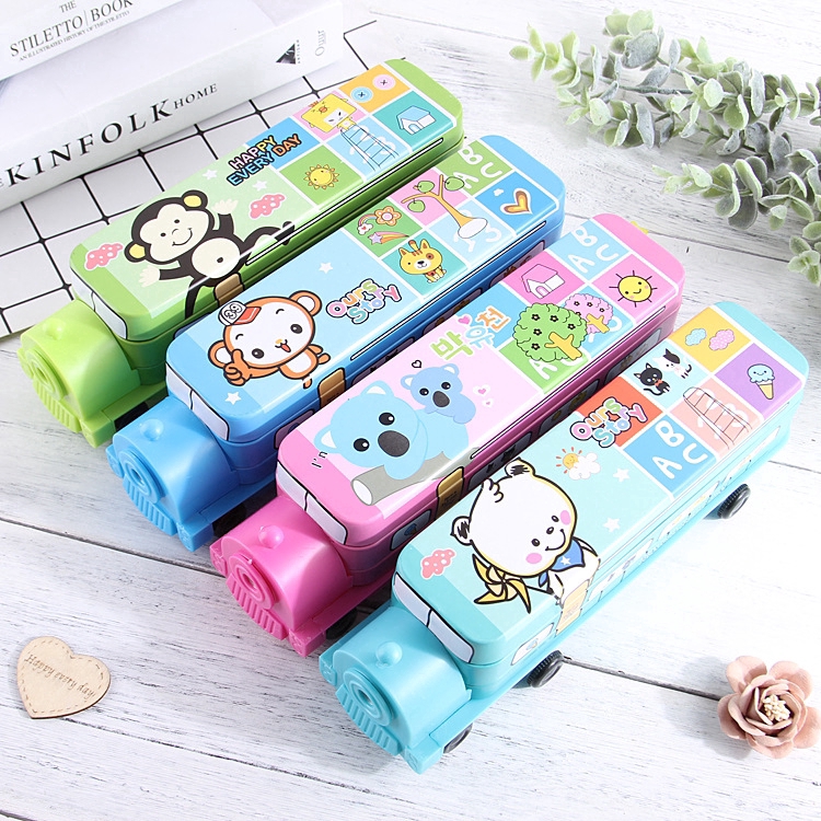 Hộp bút hình tàu lửa xinh xắn tiện dụng cho trẻ