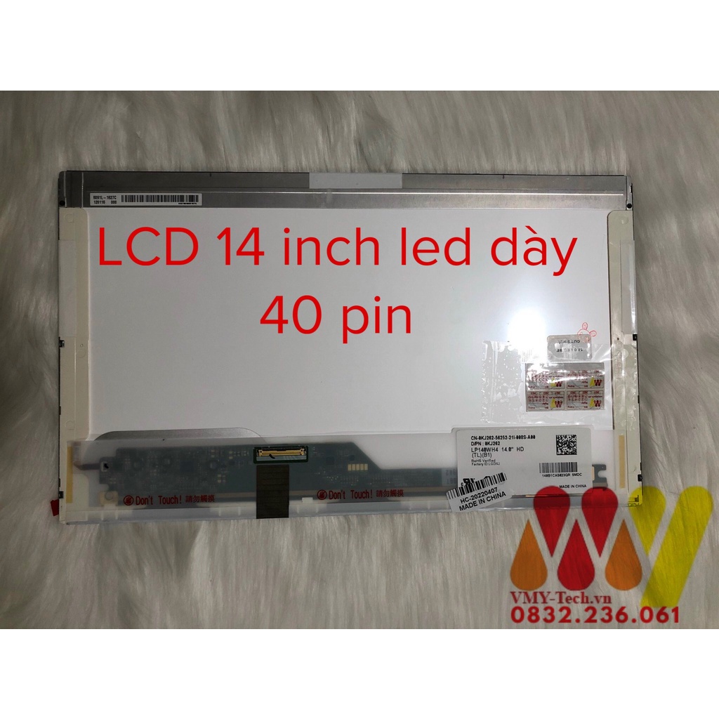 Màn Hình Laptop 14 Inch 14.0 LED Dày 40 Pin Thay Thế Cho Dell HP Lenovo Toshiba LG Asus