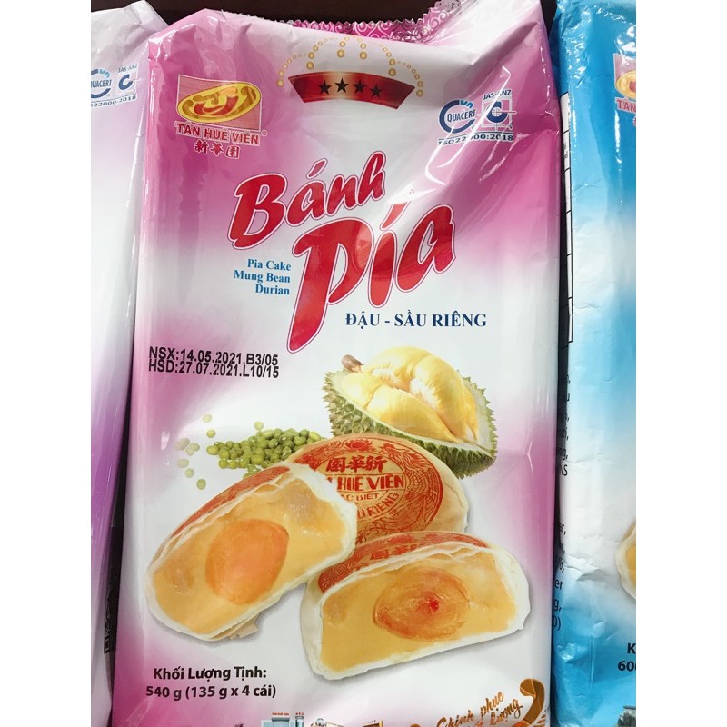 Bánh pía 4 sao Tân Huê Viên 540gam