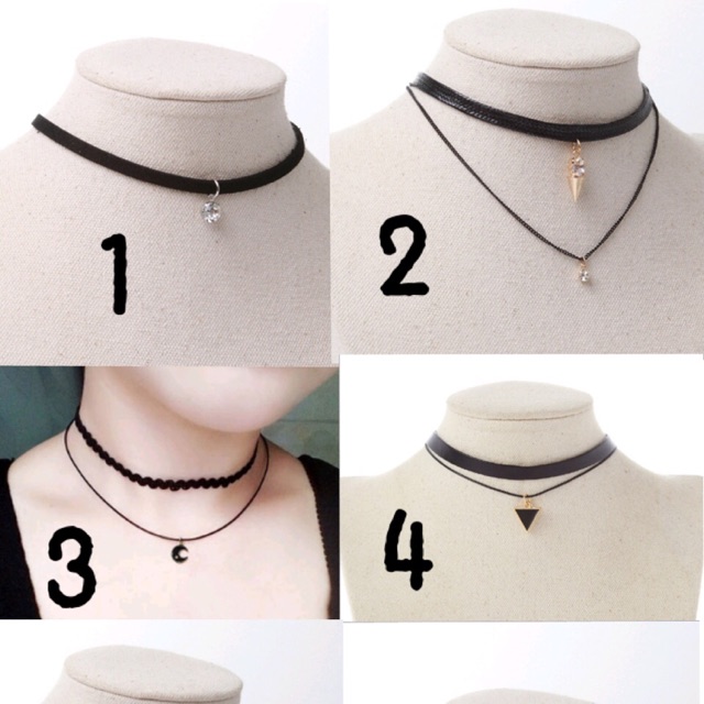 Vòng chocker nhiều mẫu