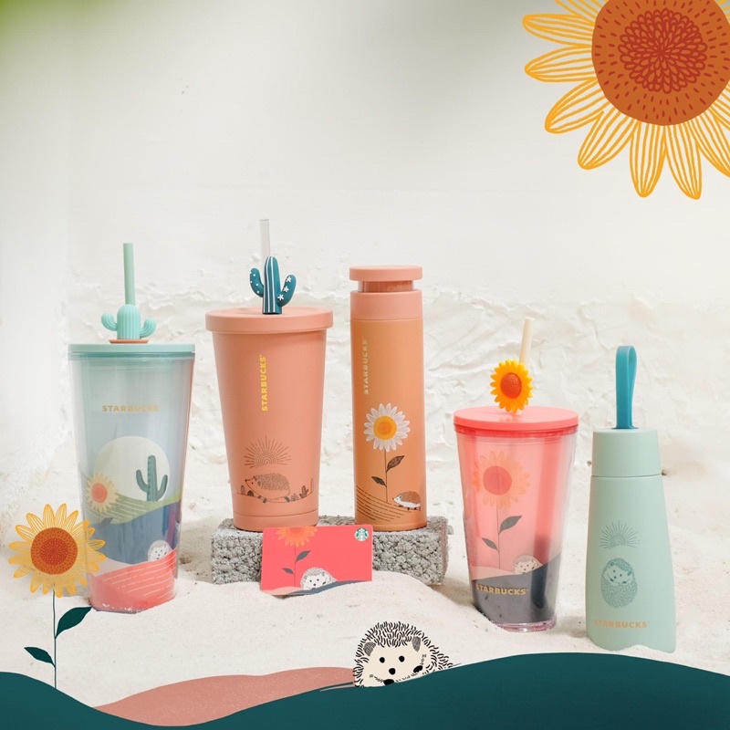 - TỔNG HỢP CÁC MẪU LY/ BÌNH/ CỐC THUỘC BST SUMMER 2021 HAPPY HEDGEHOG