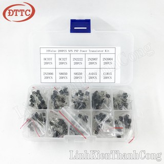 Combo 10 Loại Transitor TO-92 (200 Cái)