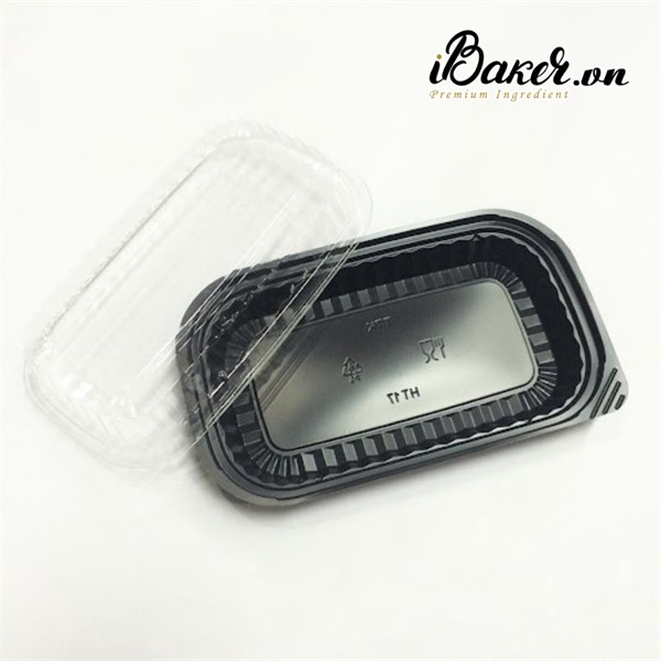 Hộp nhựa đế đen HT17