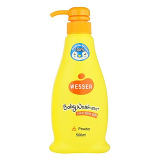 01 chai sữa tắm gội wesser 2in1- 500ml
