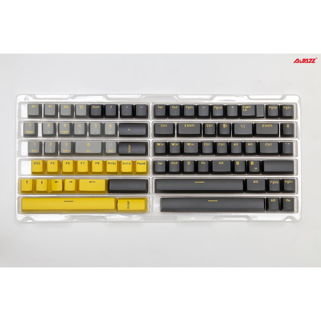 Bộ keycap / Nút bàn phím Ajazz PBT 166 key  - Chính hãng