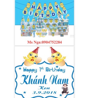 Combo trang trí sinh nhật cho bé