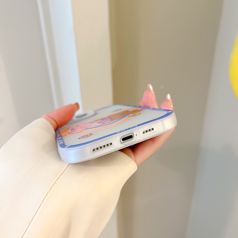 Ốp lưng iphone Ốp Điện Thoại Họa Tiết Hoạt Hình Mắt To Dễ Thương Cho Iphone 12 13Pro 11 xr 6 7 8 xs Dinuo case