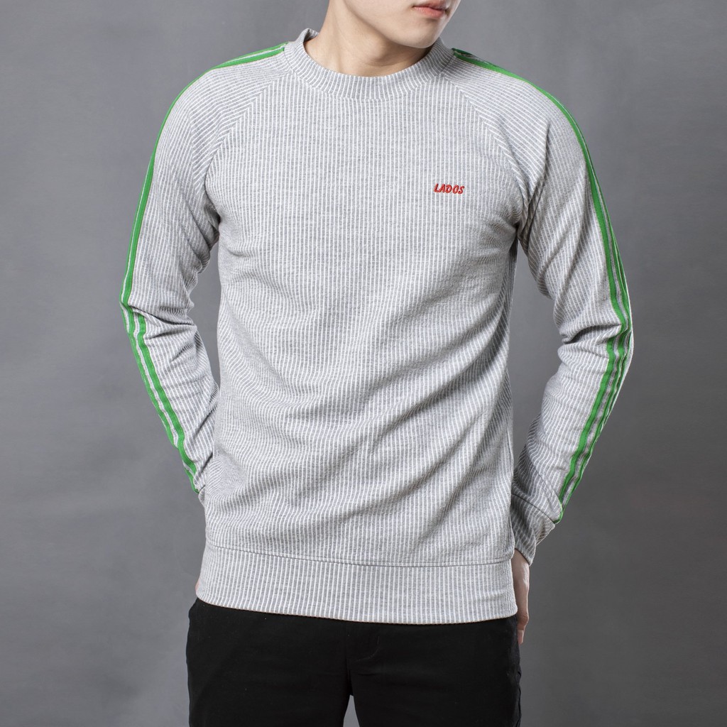 Áo thun cổ tròn tay dài chạy sọc, cực chất LADOS 9047 | BigBuy360 - bigbuy360.vn