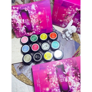Set Gel vẽ 12 màu siêu đặc - chuyên dụng cho vẽ nail