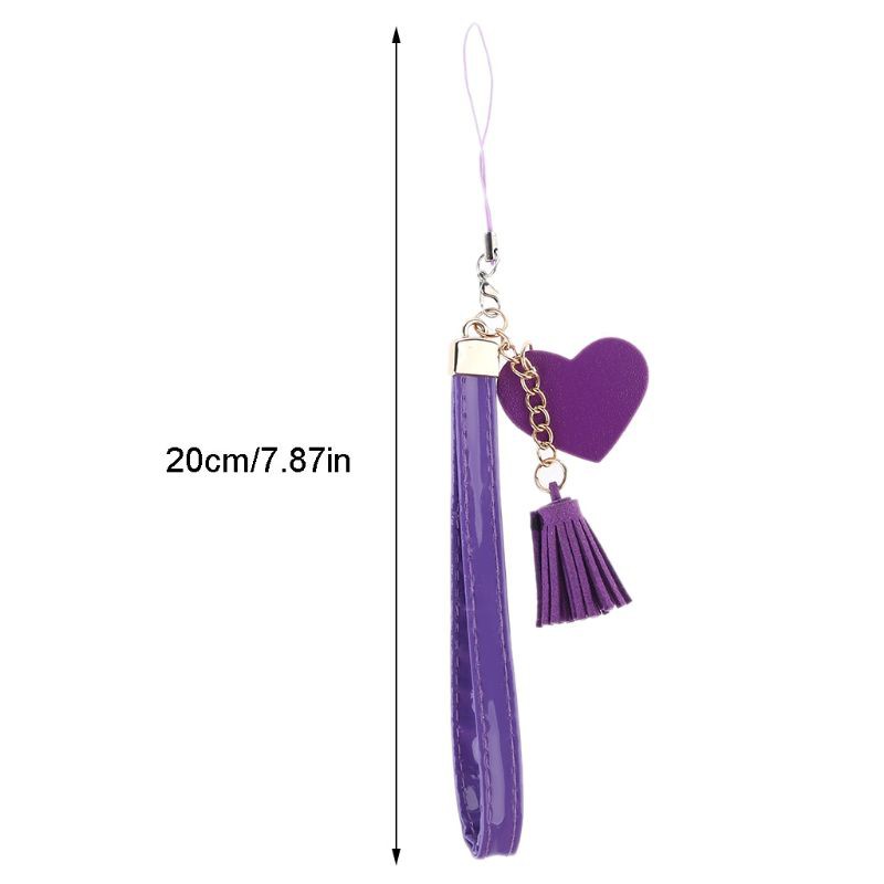 Dây Đeo Cổ Tay Tua Rua Hình Trái Tim Cho Điện Thoại Di Động | BigBuy360 - bigbuy360.vn