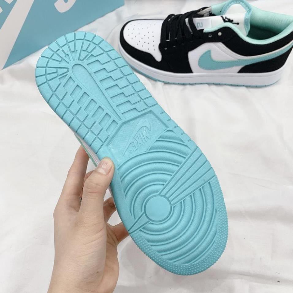 Giày Sneaker JD 𝗷𝗼𝗿𝗱𝗮𝗻 𝟭 𝗽𝗮𝗻𝗱𝗮 Xanh Ngọc Cổ Thấp jd1 nam nữ..-Humy -FULL Size BOX BILL