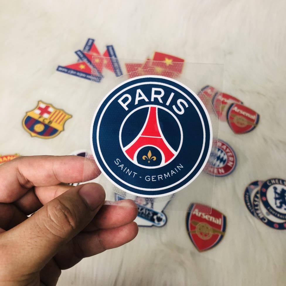 Sticker ủi áo, logo ủi áo bóng đá : logo câu lạc bộ bóng đá ép nhiệt Giá rẻ