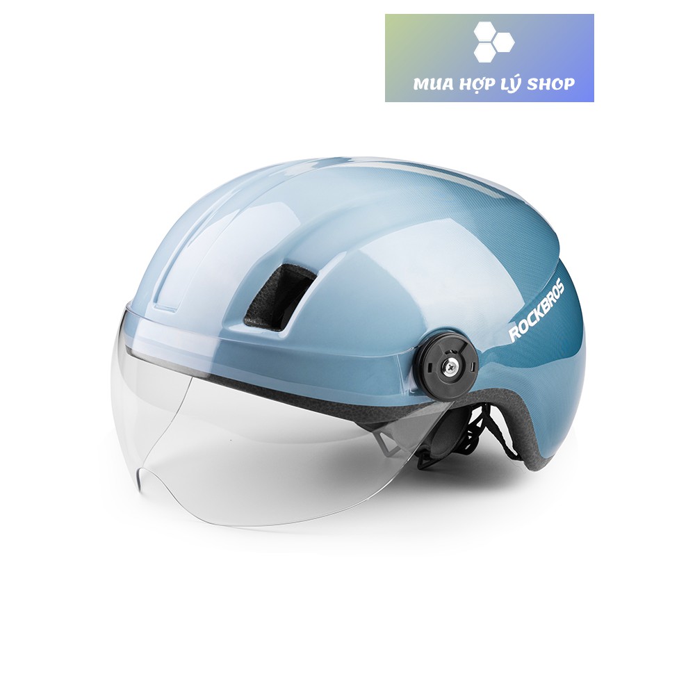 Mũ Nón Bảo Hiểm ROCKBROS Có Kính Chống Nắng Đi Xe Máy Xe Đạp Điện, An Toàn Nhẹ Nhàng Và Thoáng Khí