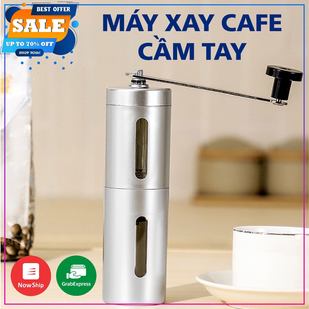 Máy Xay cafe, xay nhanh, dễ sử dụng, màu sắc sang trọng cầm tay tiện lợi