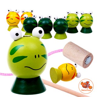 Bộ Đồ Chơi Gỗ Câu Ếch 2 Cần Cho Bé