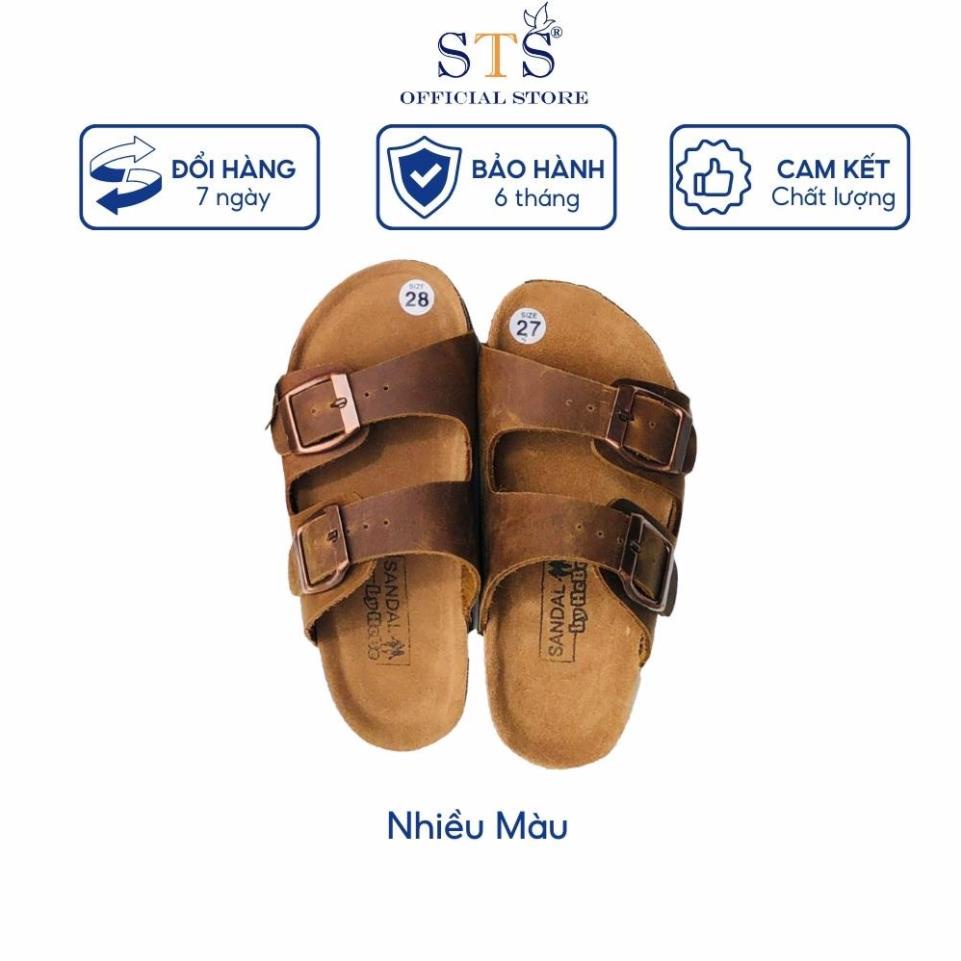 Dép Trẻ Em Bioline quai ngang đế trấu xuất khẩu mã STK01 Mẫu mới hot BH 6 tháng