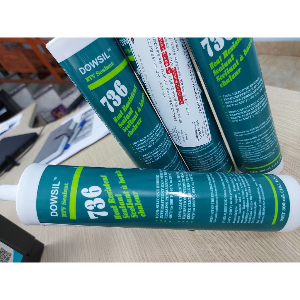 Keo dowsil 736, keo dow corning RTV 736, keo 736 mới nhất