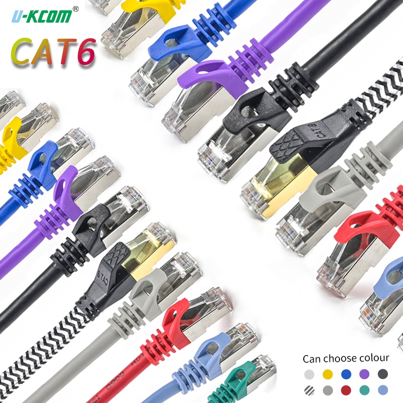 Cáp mạng LAN Ethernet U-KCOM CAT6 RJ45 1000Mbps CAT 6 Gigabit tốc độ cao