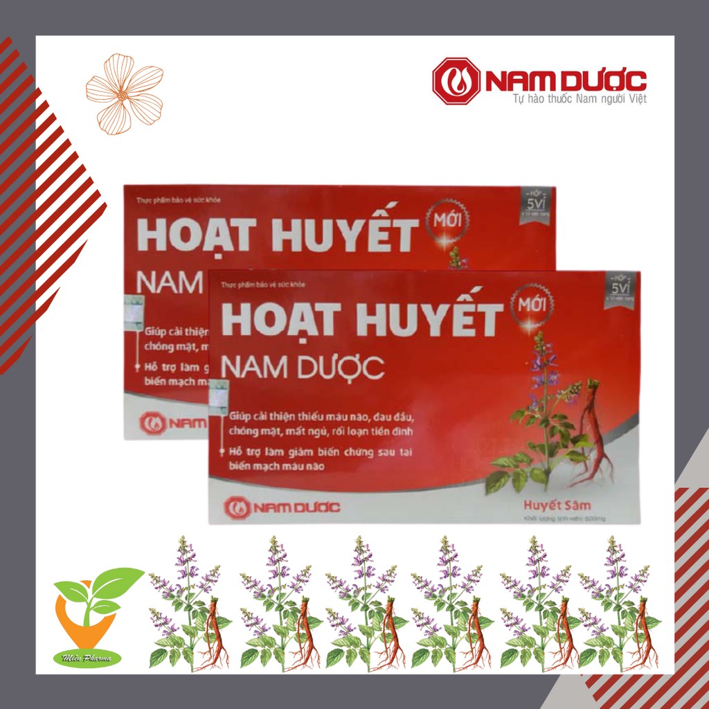 Hoạt huyết Nam Dược (hộp 50 viên)