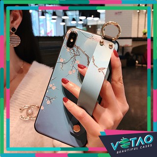 [ FREESHIP TỪ 50K TOÀN QUỐC ] Ốp lưng Iphone hoa họa tiết hoa cổ(hoa trăng) + đai