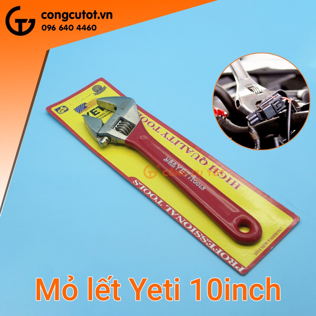 Mỏ lết Yeti 10 inch độ mở tối đa 26mm