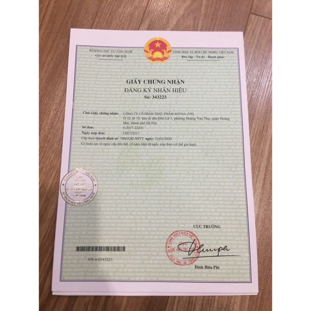 Sữa Hạt Chay SoyNa Dành Cho Người Ăn Chay hộp 800g