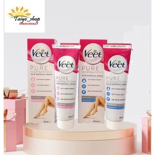 Kem tẩy lông triệt lông Veet Pháp 100ml tẩy lông nách, tay, chân hiệu quả