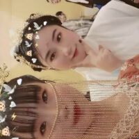 Mạng che mặt cổ trang trung hoa