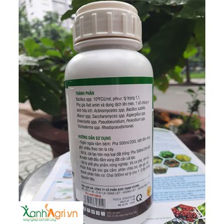 Tricoderma phòng nấm bệnh ủ phân cho cây trồng 250ml