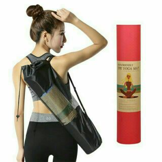 [SIÊU SALE] Thảm tập yoga 2 lớp TPE dày kèm Túi đựng Cao cấp, Chống trượt ngã