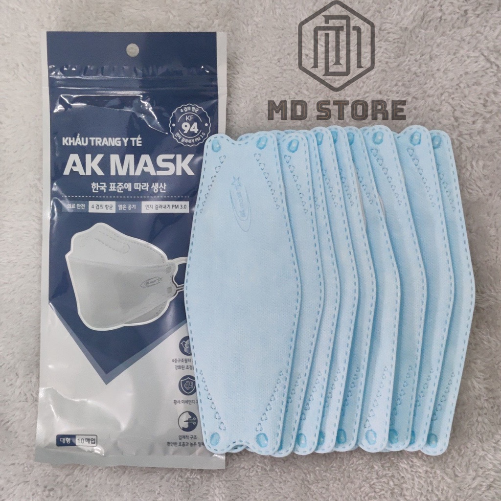 [ Giá Sỉ - SET 50 Chiếc ] Khẩu trang KF94 - 4 Lớp kháng Khuẩn Hàn Quốc Chống Bụi Mịn - Hàng Chính Hãng | BigBuy360 - bigbuy360.vn