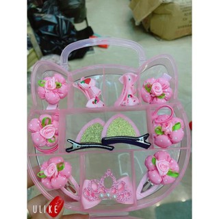 Bộ Kẹp Tóc Kitty Cho Bé