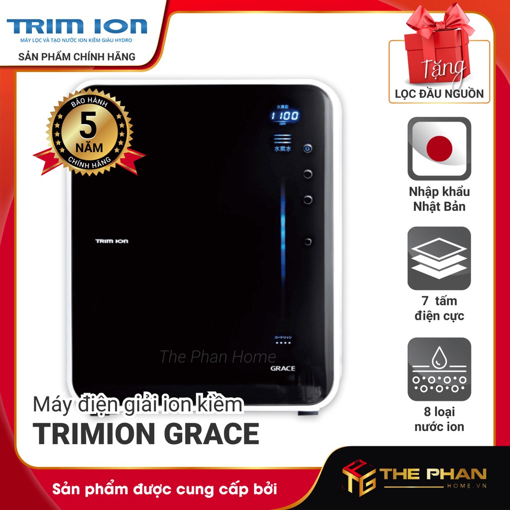 Máy Lọc Nước Điện Giải Ion Kiềm TRIM ION GRACE