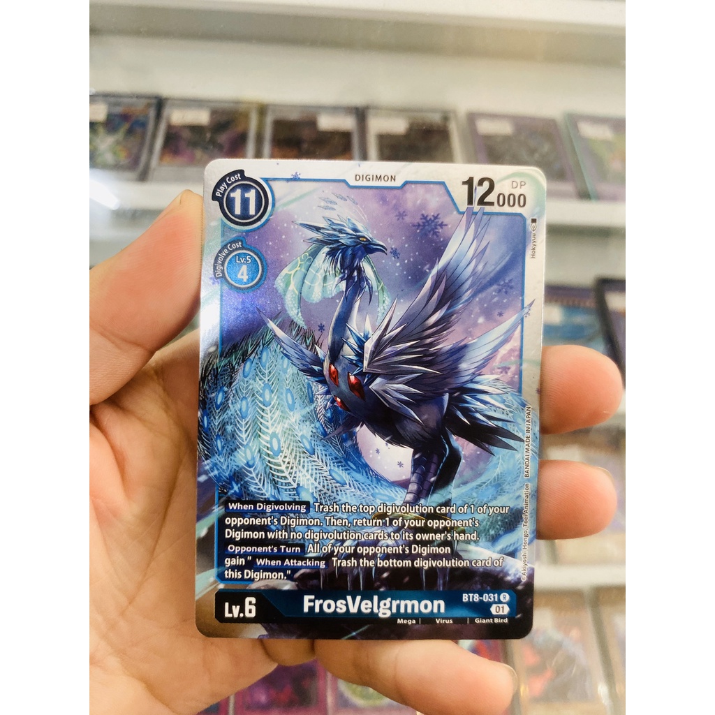 Thẻ Bài Digimon Mã BT8-031 - Fros Velgrmon - Digimon - Rare