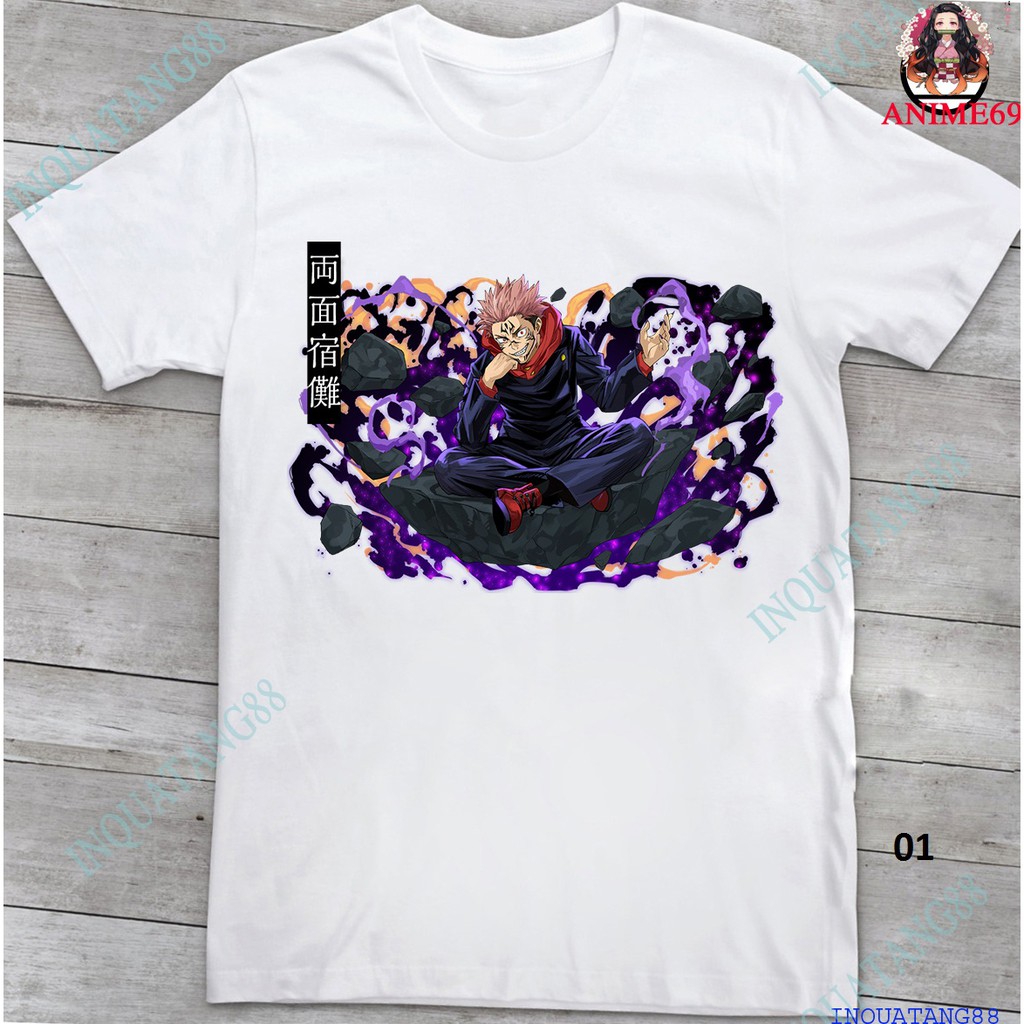 ÁO thun nam nữ- gojou-satoru-anime-jujutsu-kaisen NEW