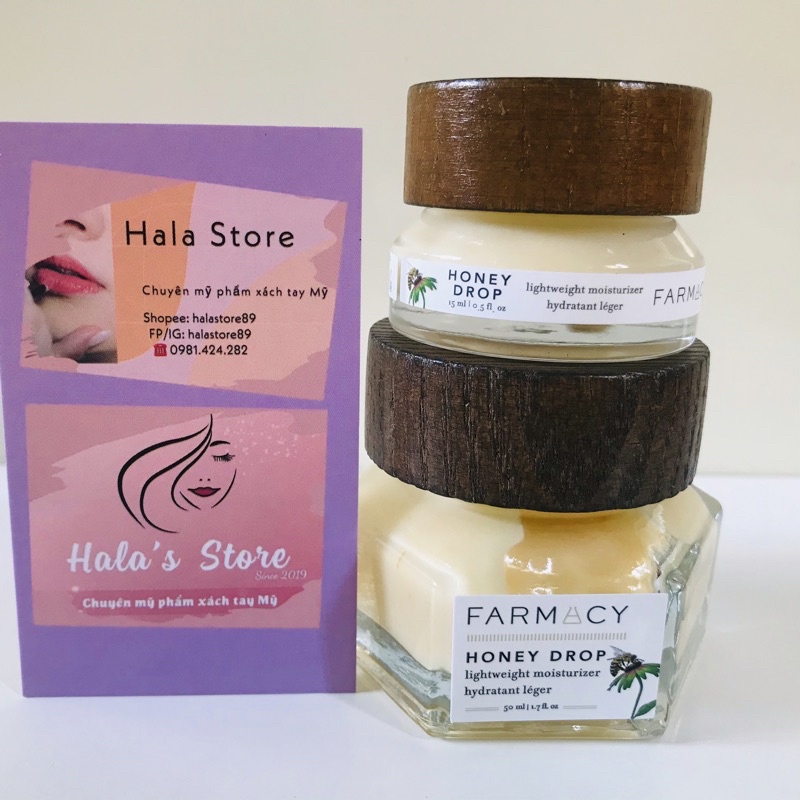 Kem dưỡng ẩm Farmacy HONEY DROP Antioxidant-Rich Honey Face Moisturizer