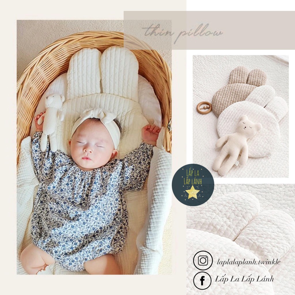 Thin pillow gối mỏng Dottodot hình thỏ #madeinKorea