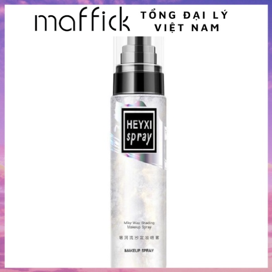 Xịt nhũ khoá trang điểm Dưỡng ẩm Giữ ẩm cố định lớp makeup HEYXI 100ML HXTD