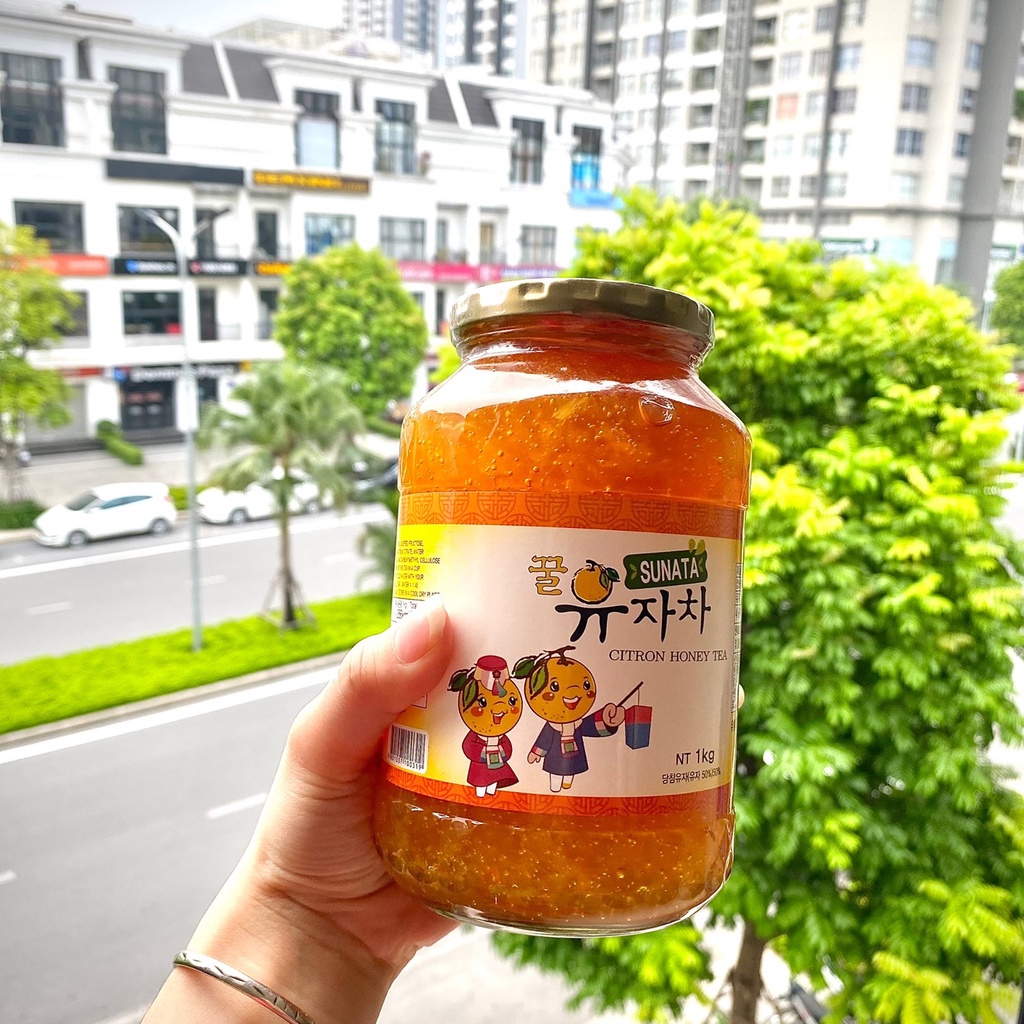 Mứt Chanh Mật Ong Hàn Quốc Citron Honey Tea Hũ 1kg [ Tốt Cho Sức Khoẻ ]