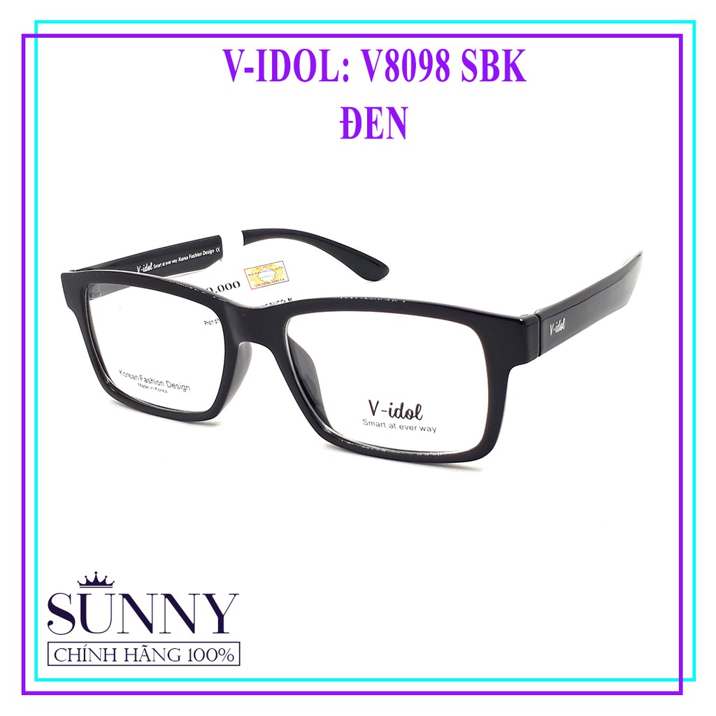 V8098 gọng kính V-idol chính hãng, thiết kế dễ đeo bảo vệ mắt