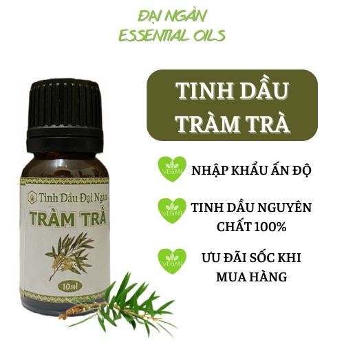 Tinh dầu xông phòng nguyên chất tràm trà 10ml