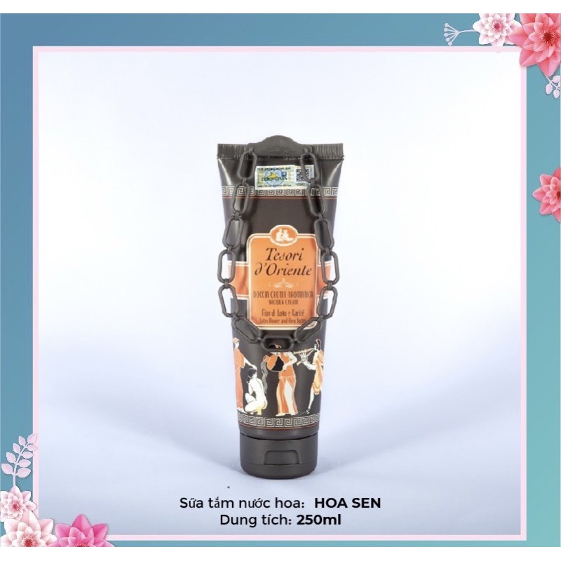 ( Hàng chính hãng ) Dây 12 Gói Sữa Tắm Nước Hoa Tesori Hoa Sen
