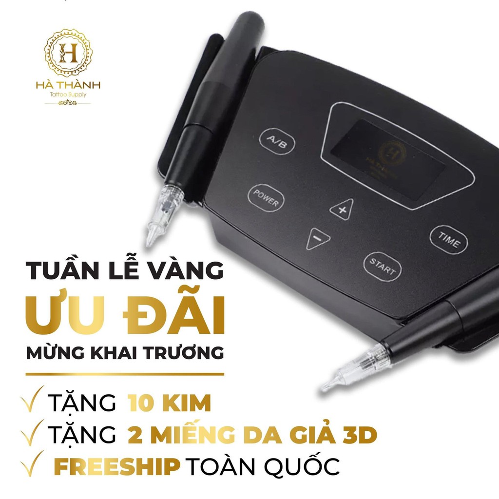 Máy Phun Xăm Kỹ Thuật Số Black Pearl 3 - Phun mày + mí siêu nét, bao đậm mịn từng hạt