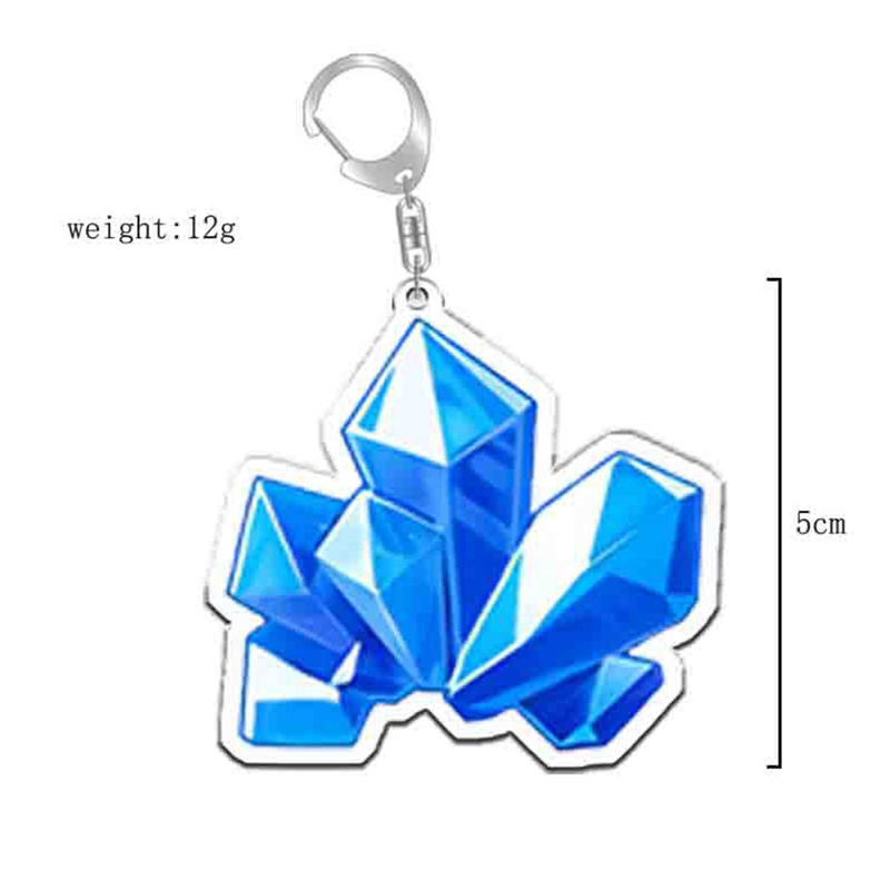 Móc khóa hình nhân vật anime Genshin phát sáng độc đáo